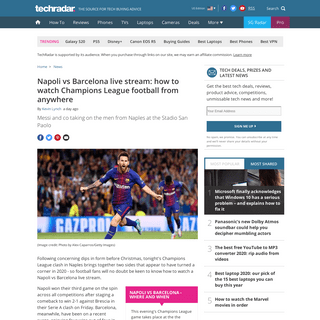 A complete backup of www.techradar.com/news/napoli-vs-barcelona-live-stream-how-to-watch-champions-league-2020-football-from-any