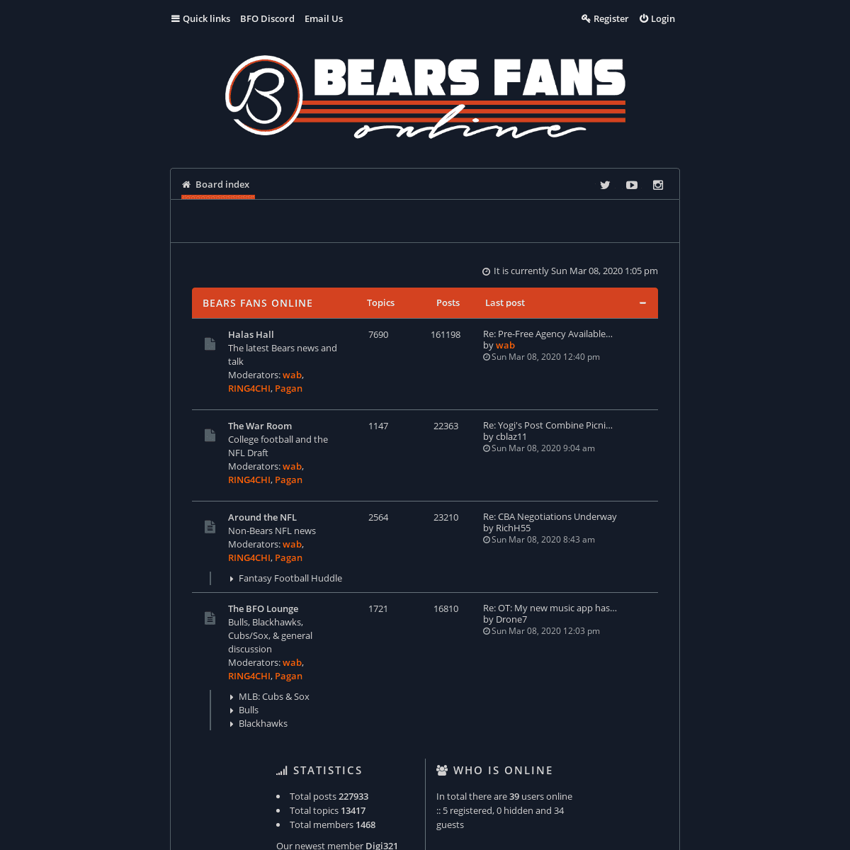 A complete backup of bearsfansonline.com