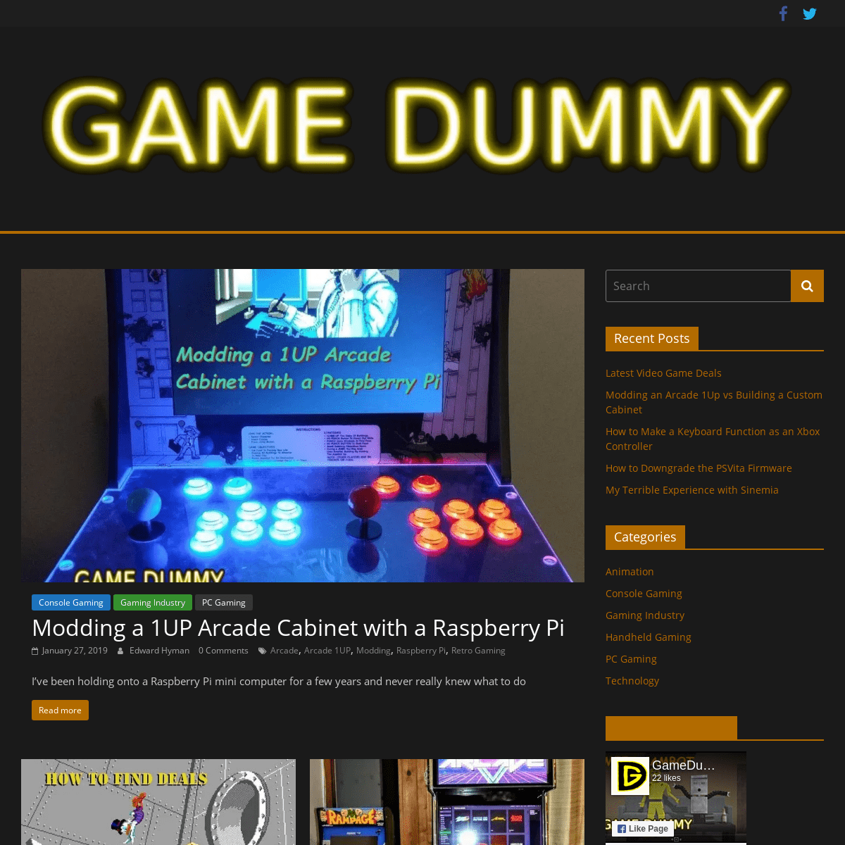 A complete backup of gamedummy.com