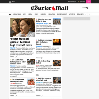 A complete backup of couriermail.com.au
