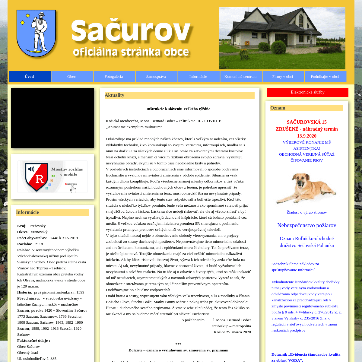 A complete backup of sacurov.sk
