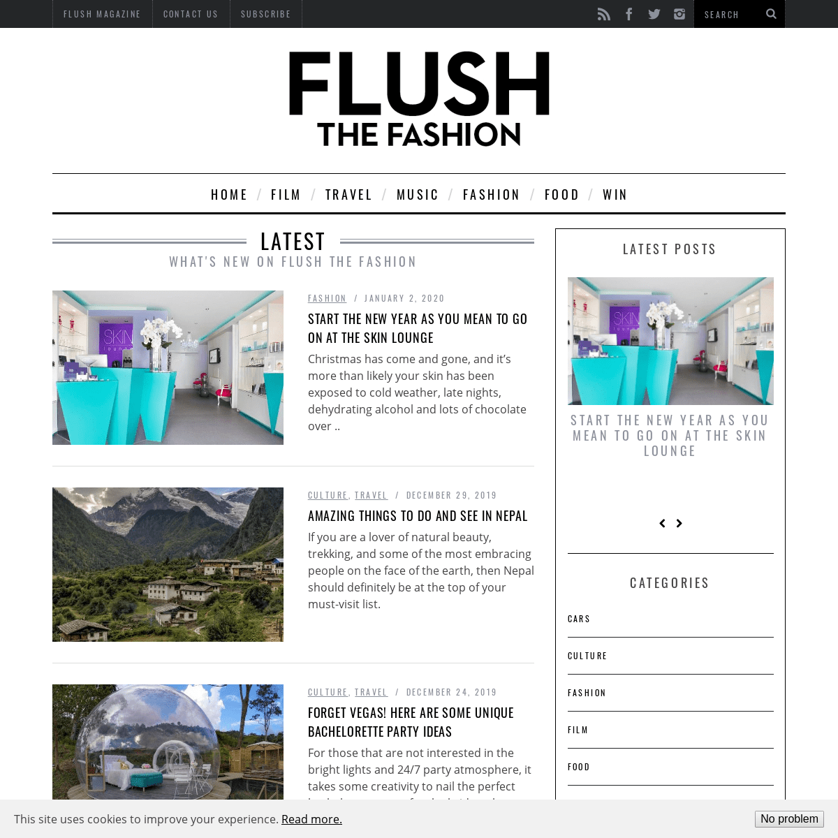 A complete backup of flushthefashion.com