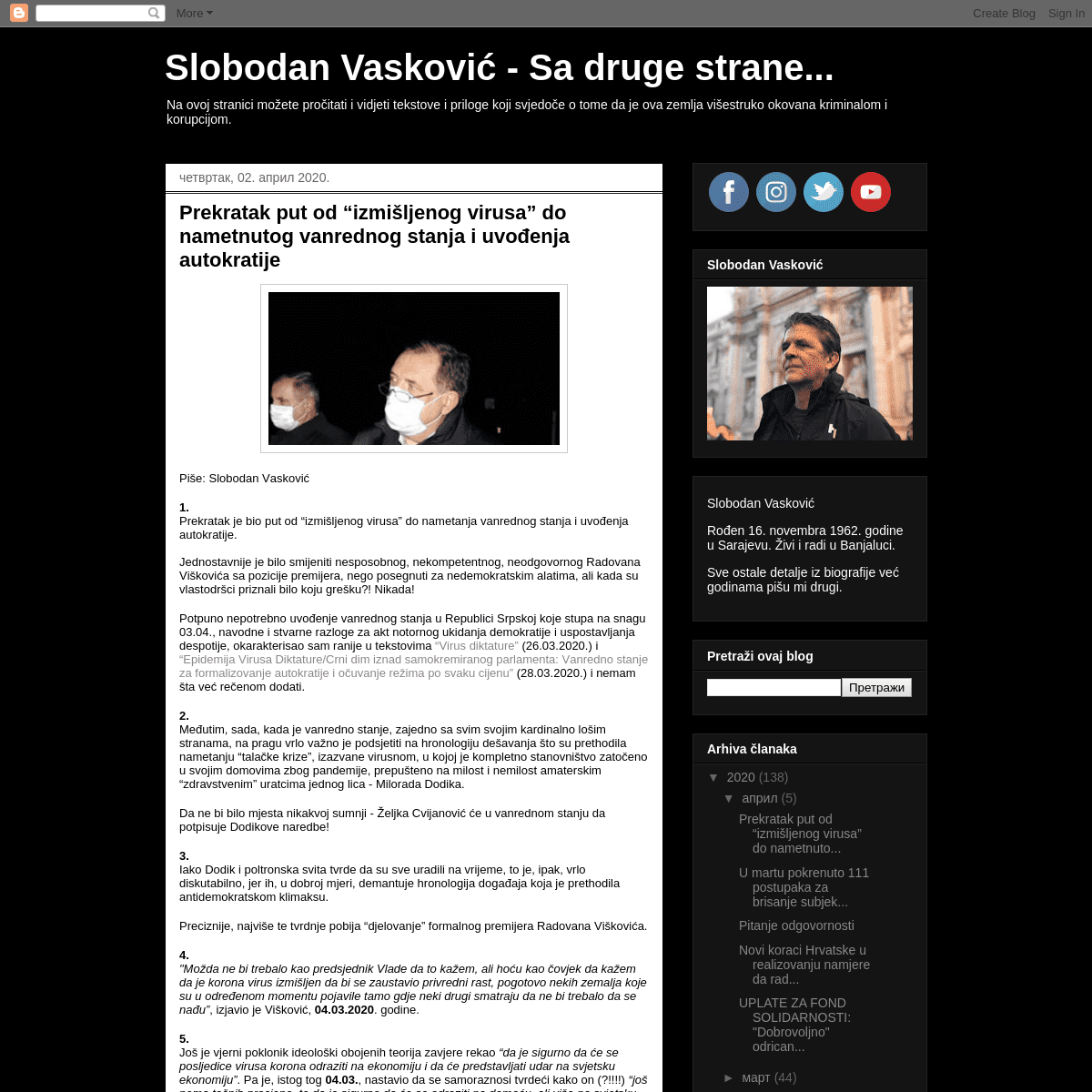 A complete backup of slobodanvaskovic.blogspot.com