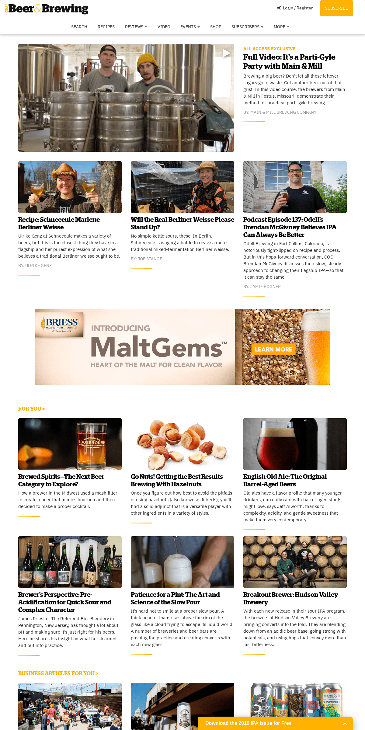 A complete backup of beerandbrewing.com