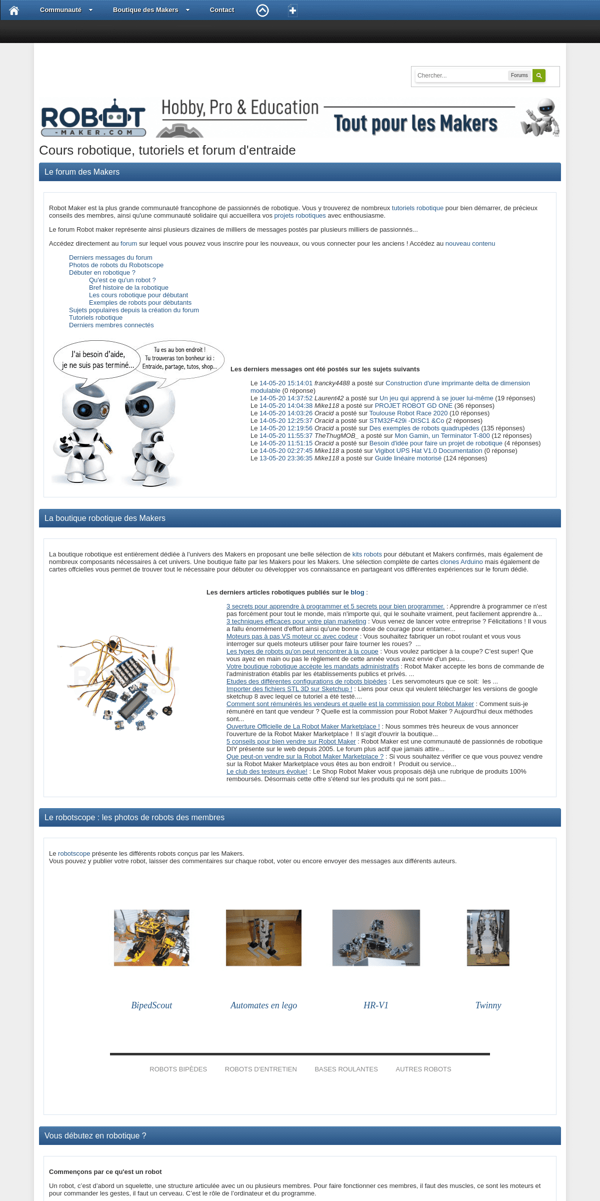 A complete backup of robot-maker.com
