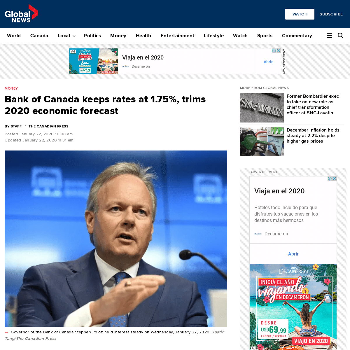 A complete backup of globalnews.ca/news/6445742/bank-of-canada-rate-announcement-jan-22-2020/