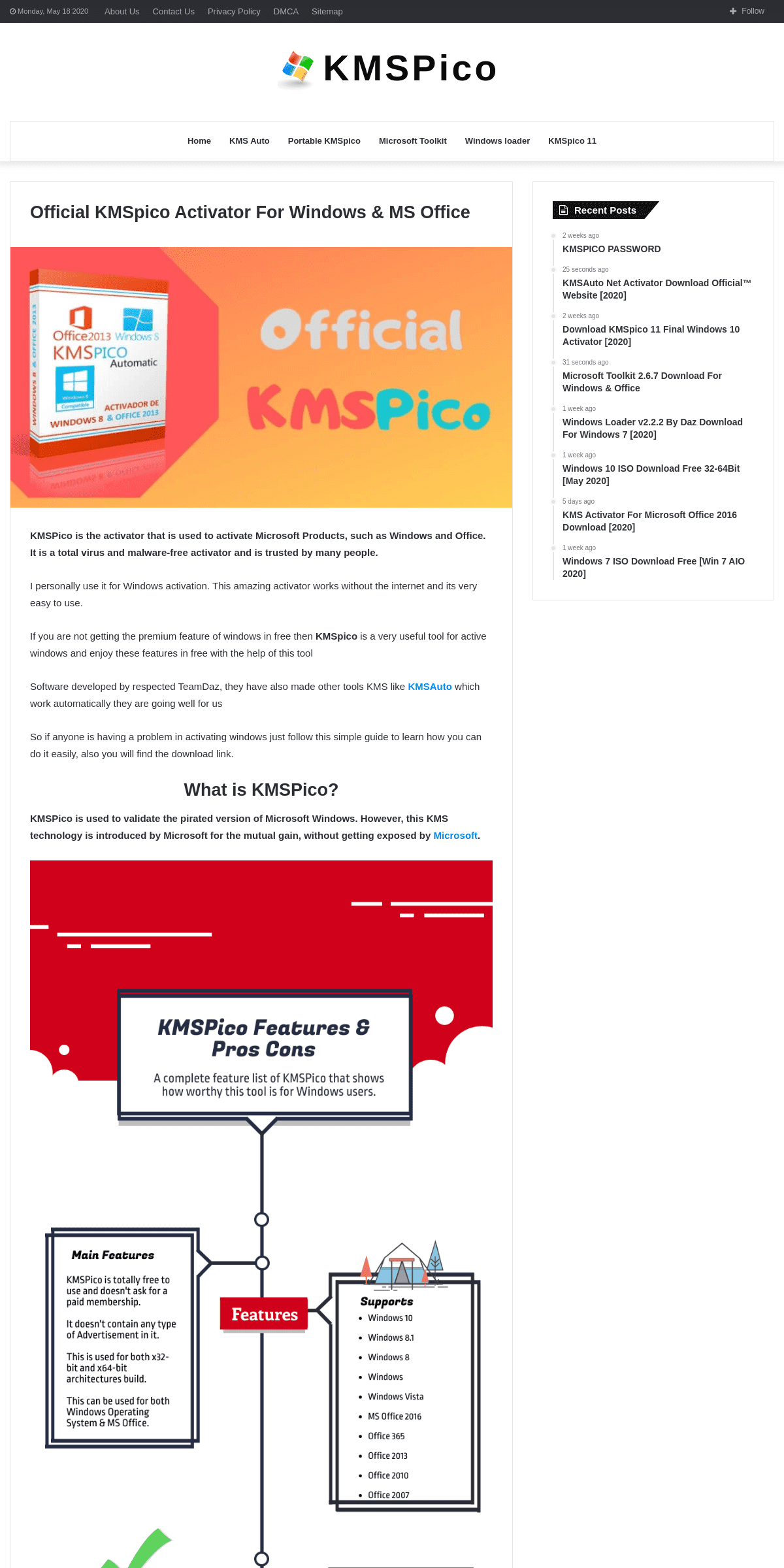 kmspico activator download official website 2020
