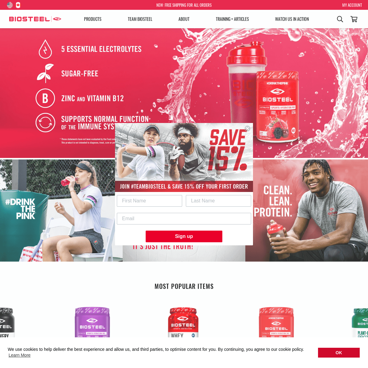 A complete backup of biosteel.com