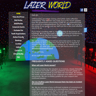 A complete backup of lazerworld.co.uk