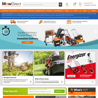 A complete backup of mowdirect.co.uk