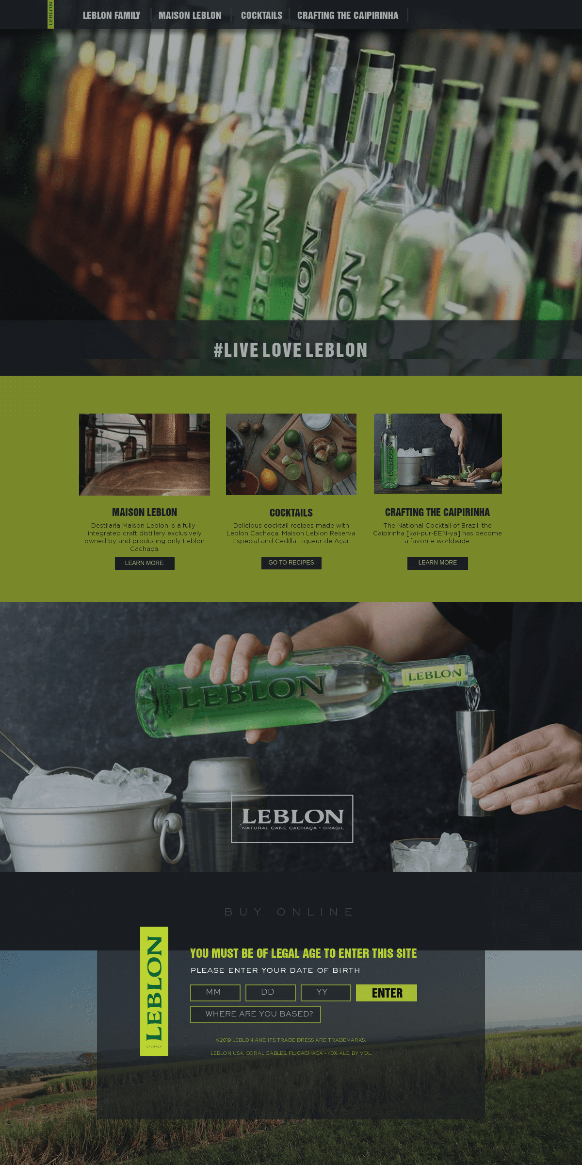 A complete backup of leblon.com