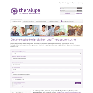 A complete backup of theralupa.de