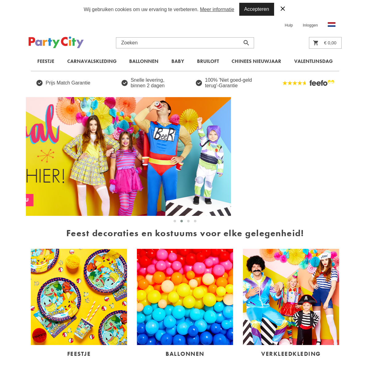 A complete backup of partycity.nl