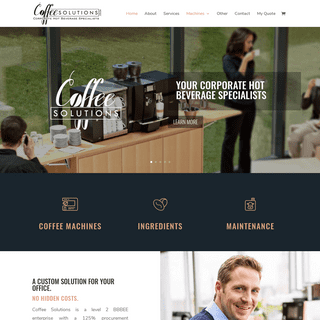 A complete backup of coffeesolutions.co.za