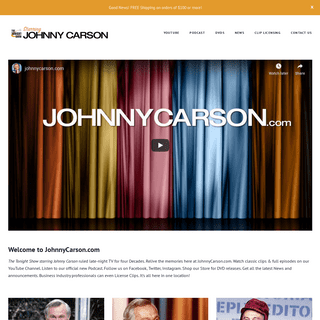 A complete backup of johnnycarson.com