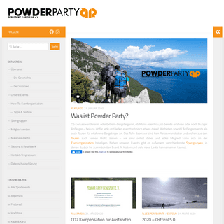 A complete backup of powder-party.de