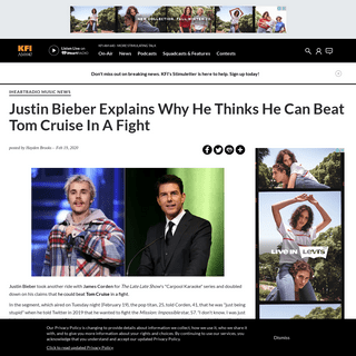 A complete backup of kfiam640.iheart.com/content/2020-02-19-justin-bieber-explains-why-he-thinks-he-can-beat-tom-cruise-in-a-fig