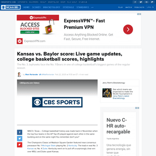 A complete backup of www.cbssports.com/college-basketball/news/kansas-vs-baylor-score-live-game-updates-college-basketball-score
