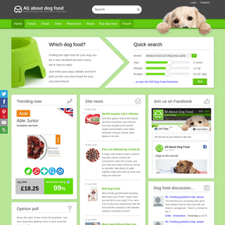 A complete backup of allaboutdogfood.co.uk