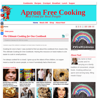 A complete backup of apronfreecooking.com