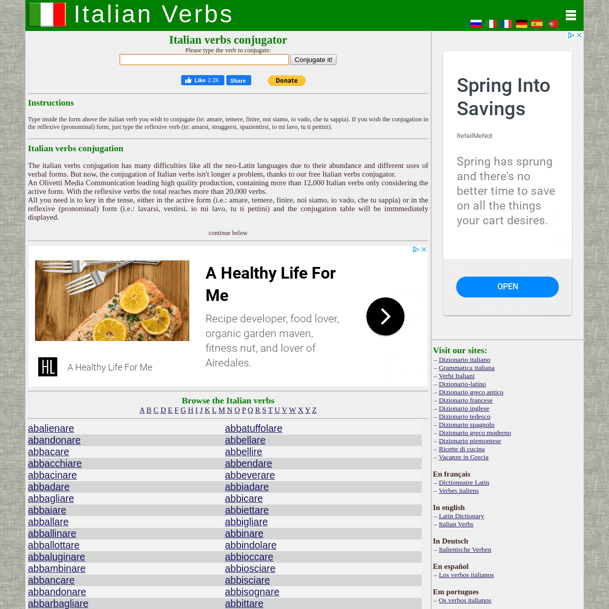 A complete backup of italian-verbs.com