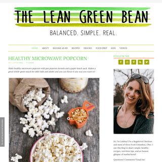 A complete backup of theleangreenbean.com