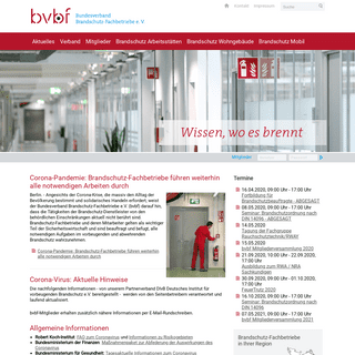 A complete backup of bvbf-brandschutz.de