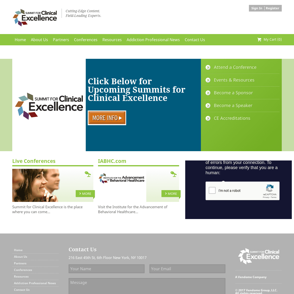 A complete backup of summitforclinicalexcellence.com