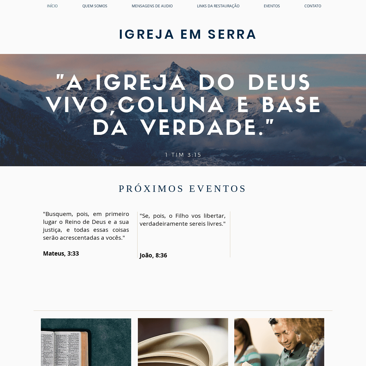 A complete backup of igrejaemserra.com.br