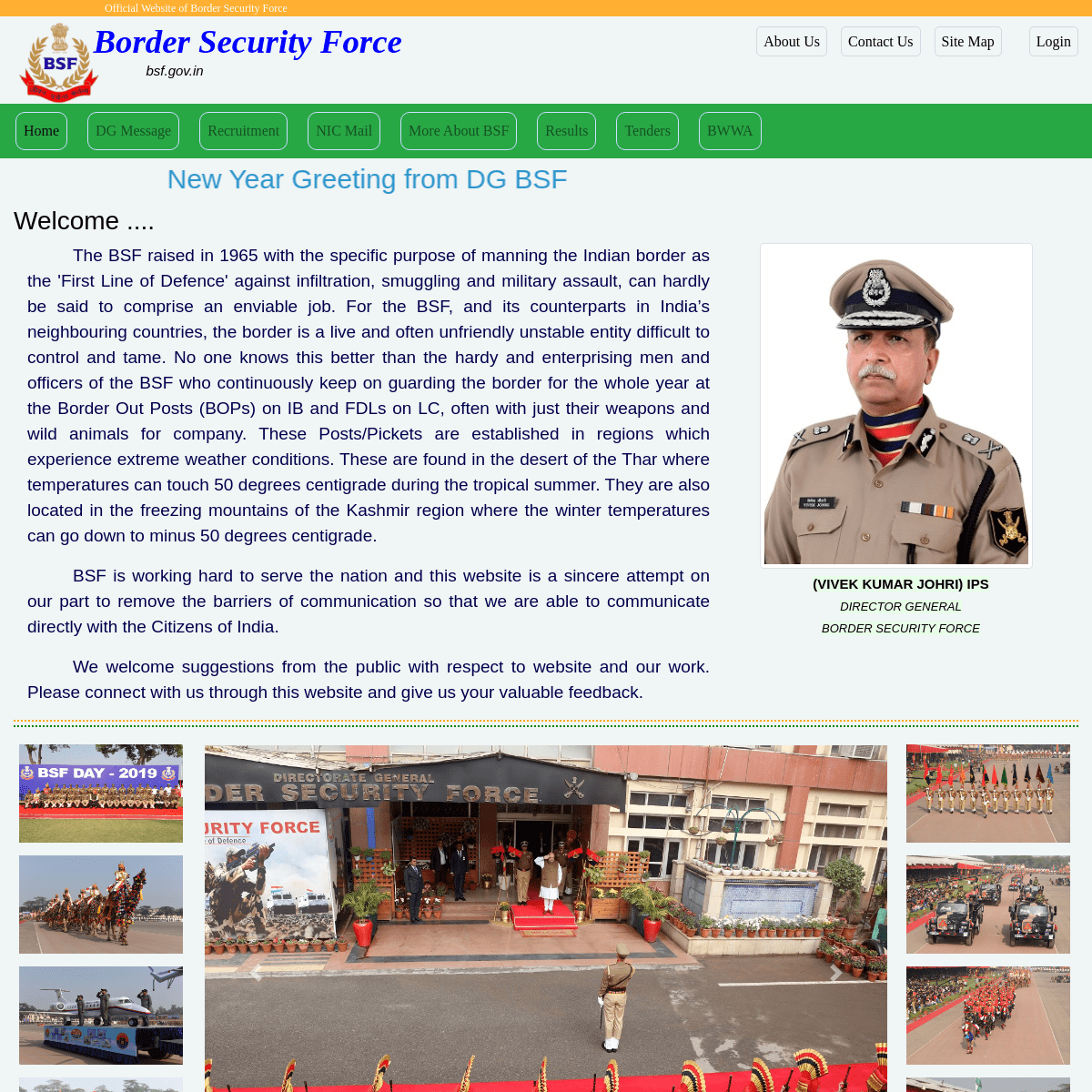 A complete backup of bsf.gov.in