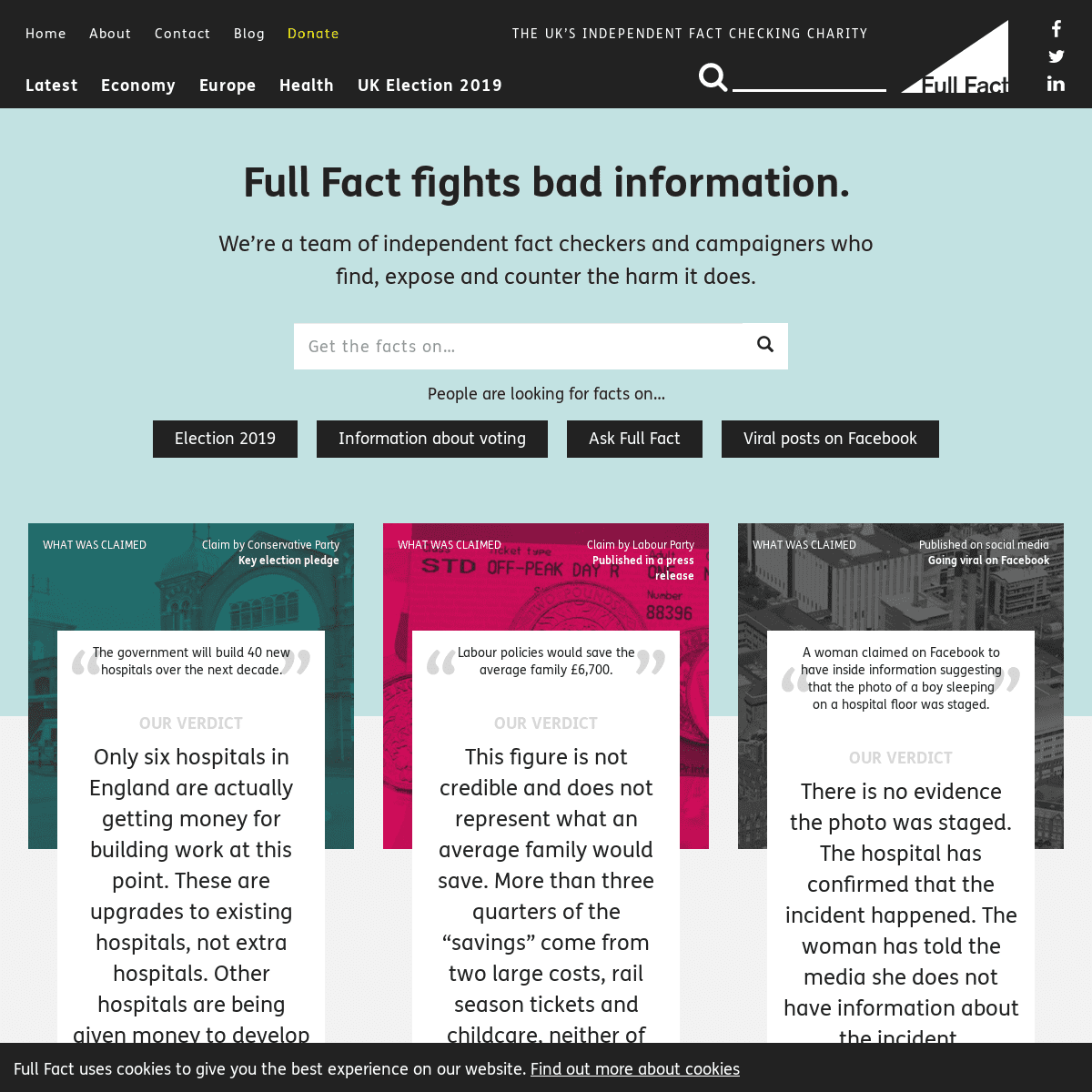 A complete backup of fullfact.org