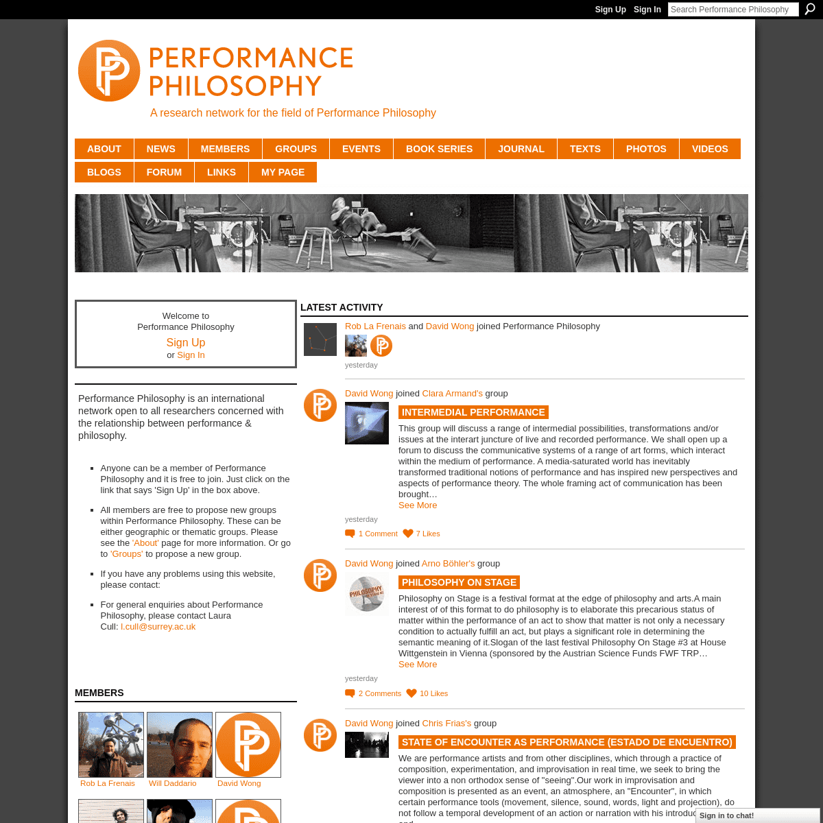 A complete backup of performancephilosophy.ning.com