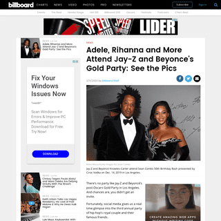 A complete backup of www.billboard.com/articles/news/8550680/adele-rihanna-jay-z-beyonce-gold-party-pics