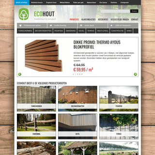 A complete backup of ecohout.be
