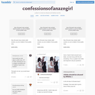 A complete backup of confessionsofanazngirl.tumblr.com