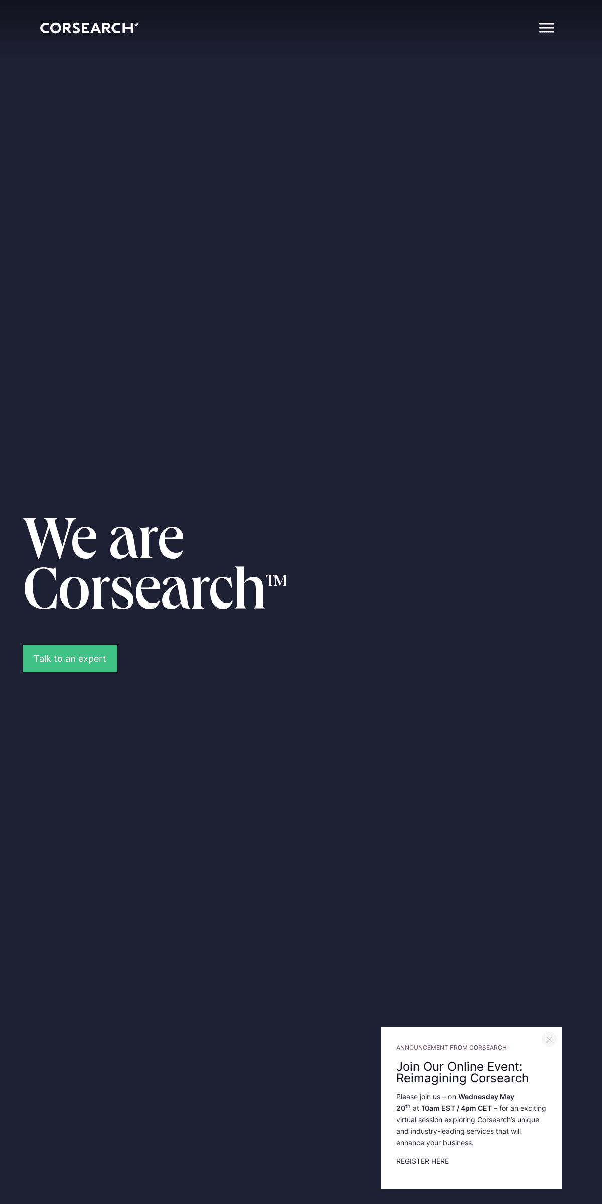 A complete backup of corsearch.com