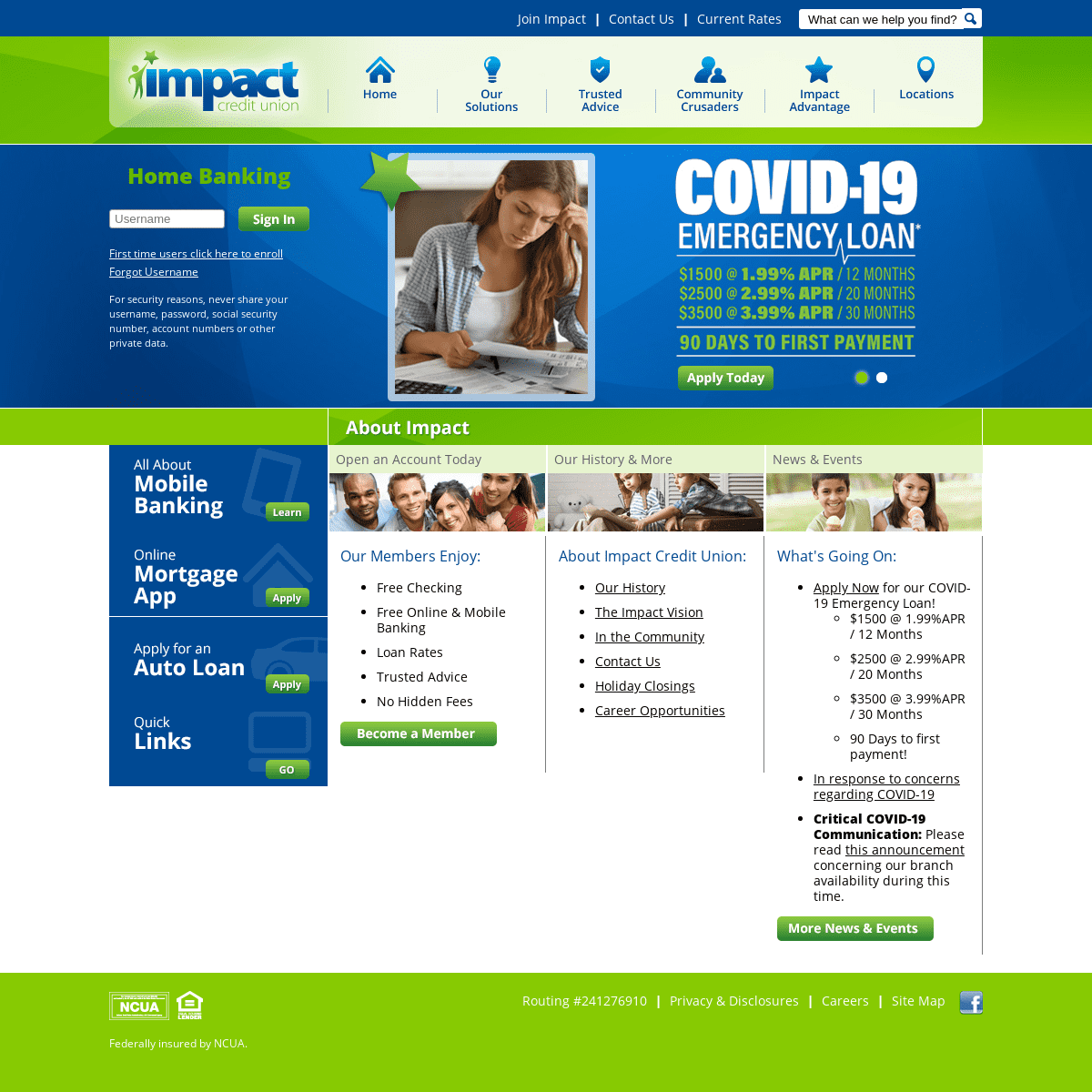 A complete backup of impactcu.org