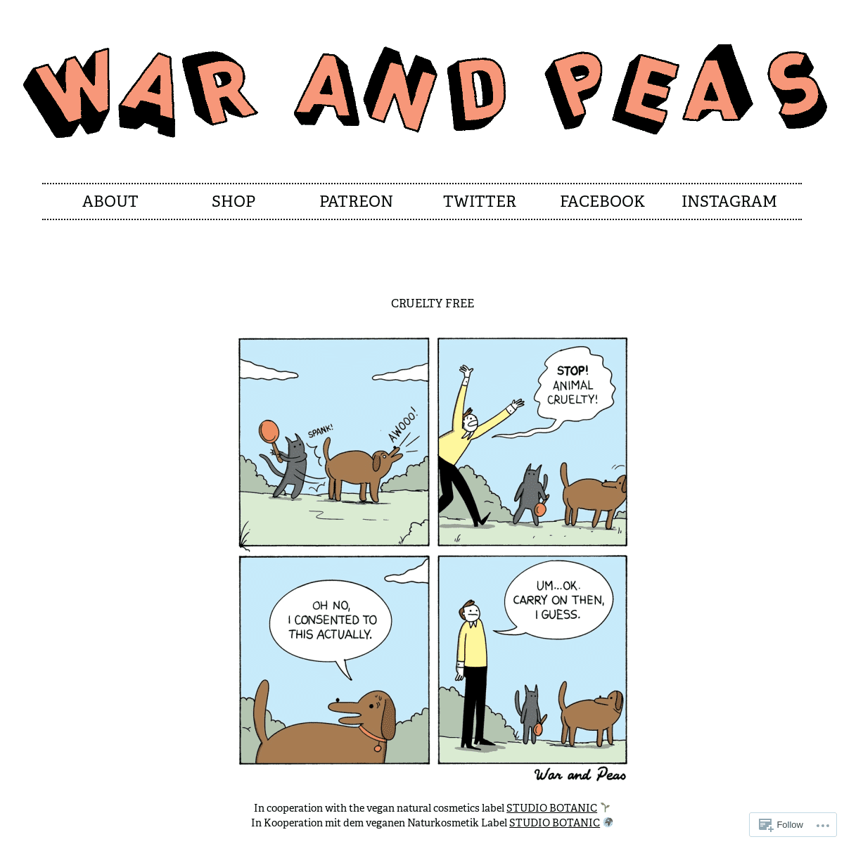 A complete backup of warandpeas.com