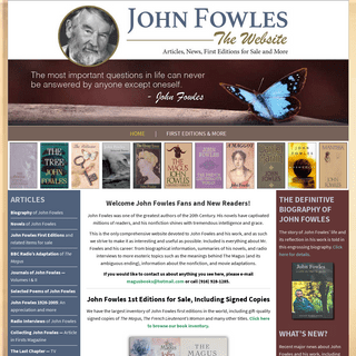 A complete backup of fowlesbooks.com
