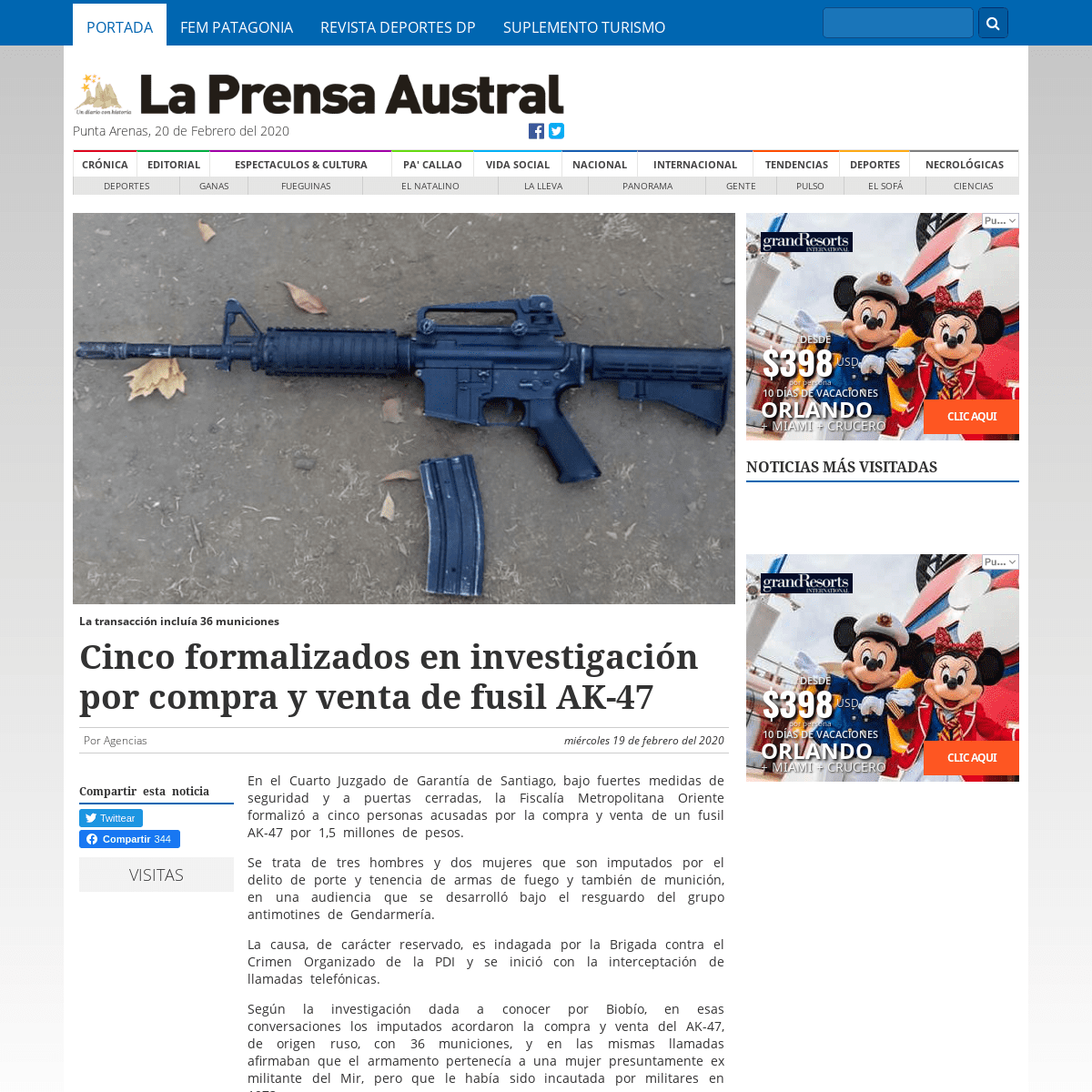 A complete backup of laprensaaustral.cl/nacional/cinco-formalizados-en-investigacion-por-compra-y-venta-de-fusil-ak-47/