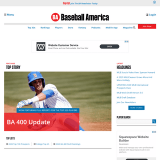 A complete backup of baseballamerica.com