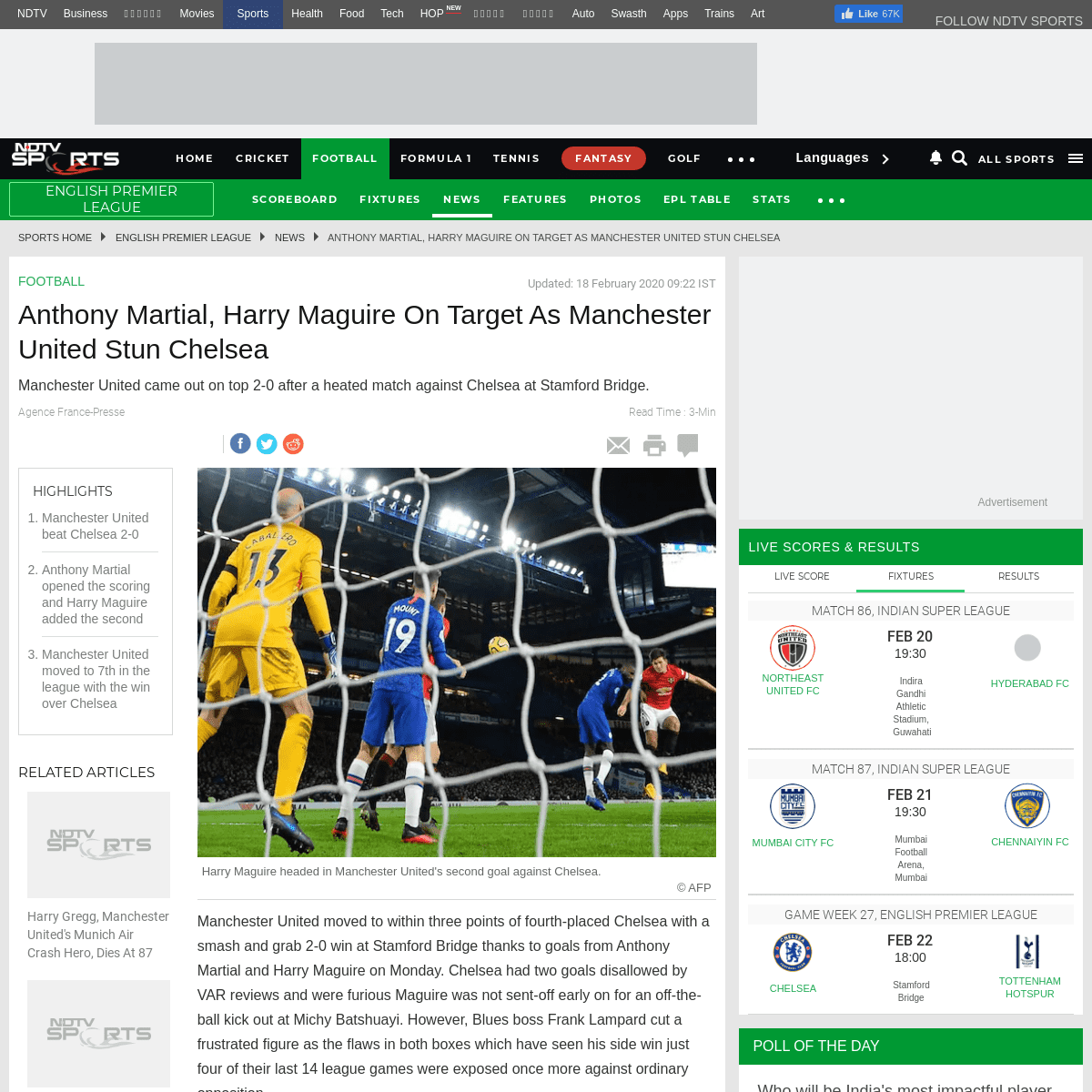 A complete backup of sports.ndtv.com/english-premier-league/chelsea-vs-man-united-anthony-martial-harry-maguire-on-target-as-man