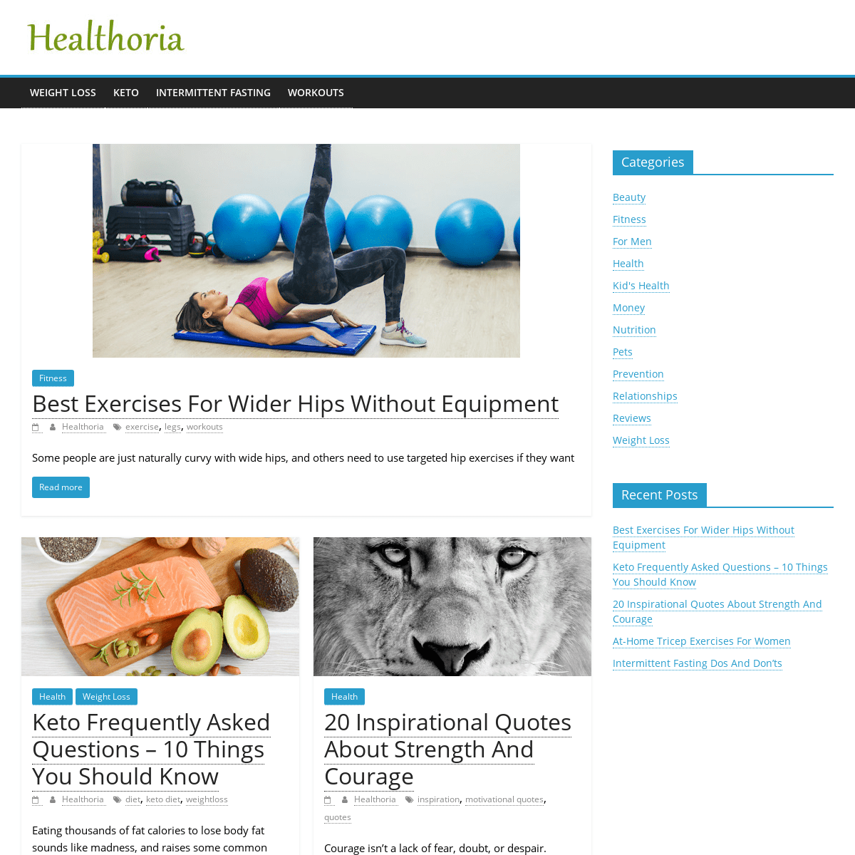 A complete backup of healthoria.com