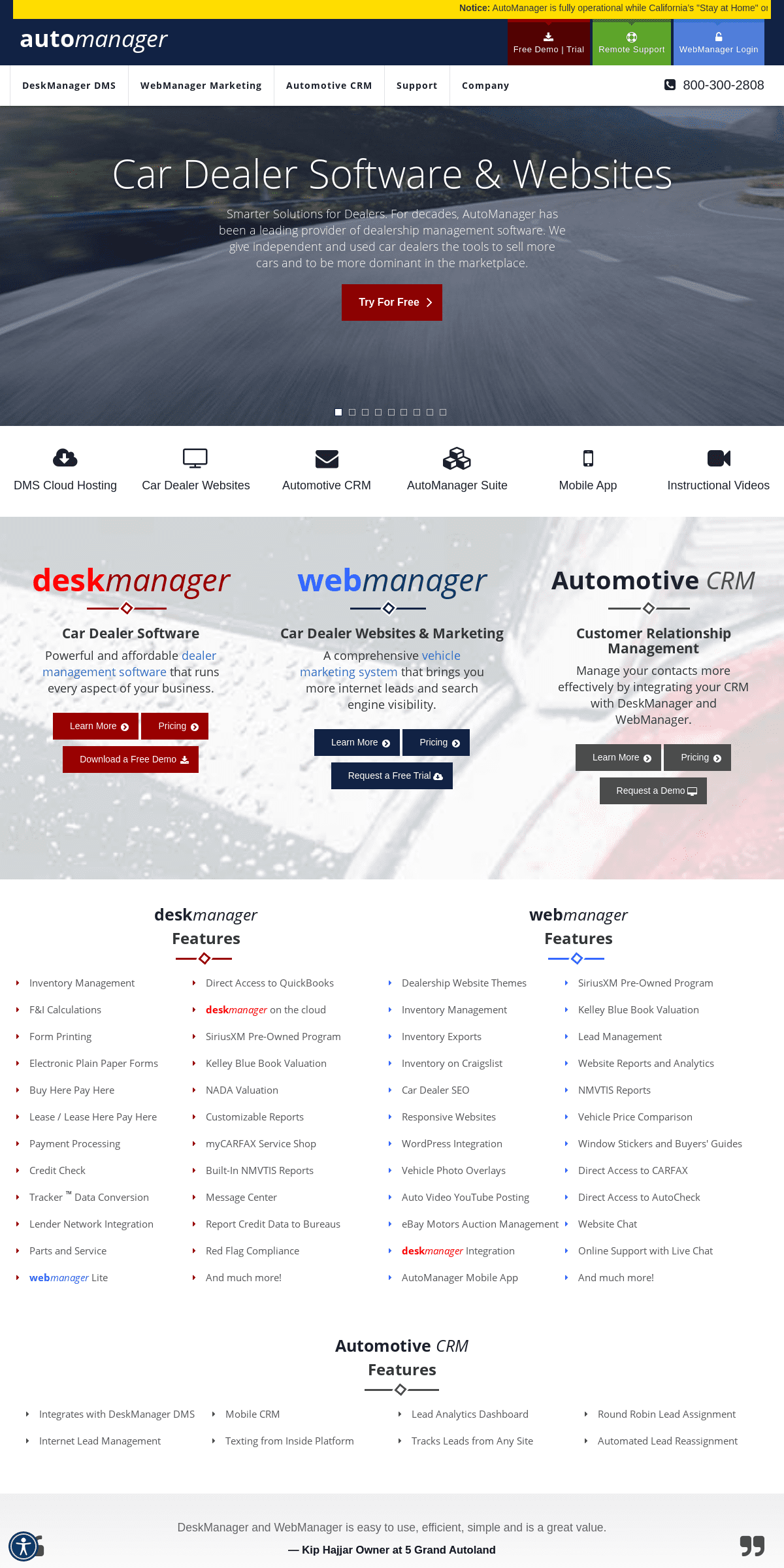 A complete backup of automanager.com