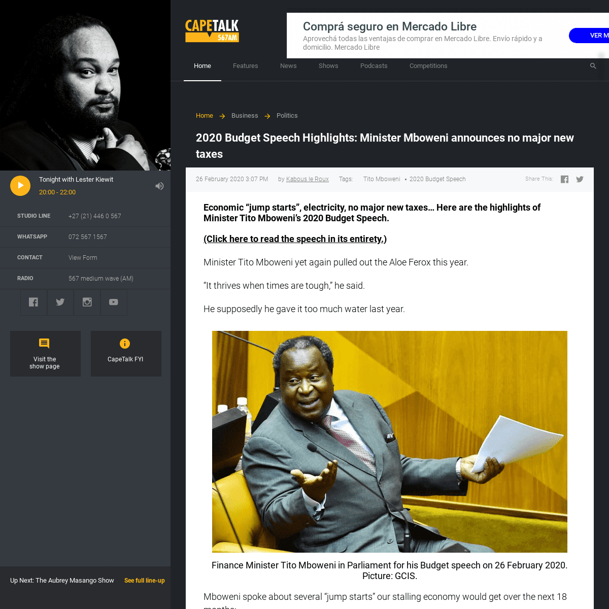 A complete backup of www.capetalk.co.za/articles/376196/2020-budget-speech-highlights-minister-mboweni-announces-no-major-new-ta