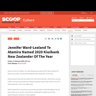 A complete backup of www.scoop.co.nz/stories/CU2002/S00189/jennifer-ward-lealand-te-atamira-named-2020-kiwibank-new-zealander-of