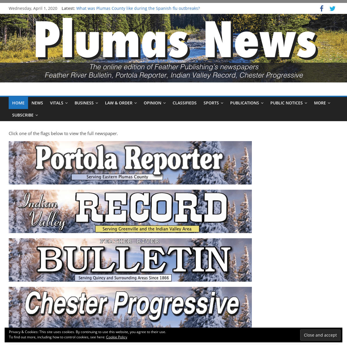 A complete backup of plumasnews.com