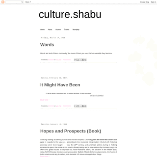 A complete backup of cultureshabu.blogspot.com