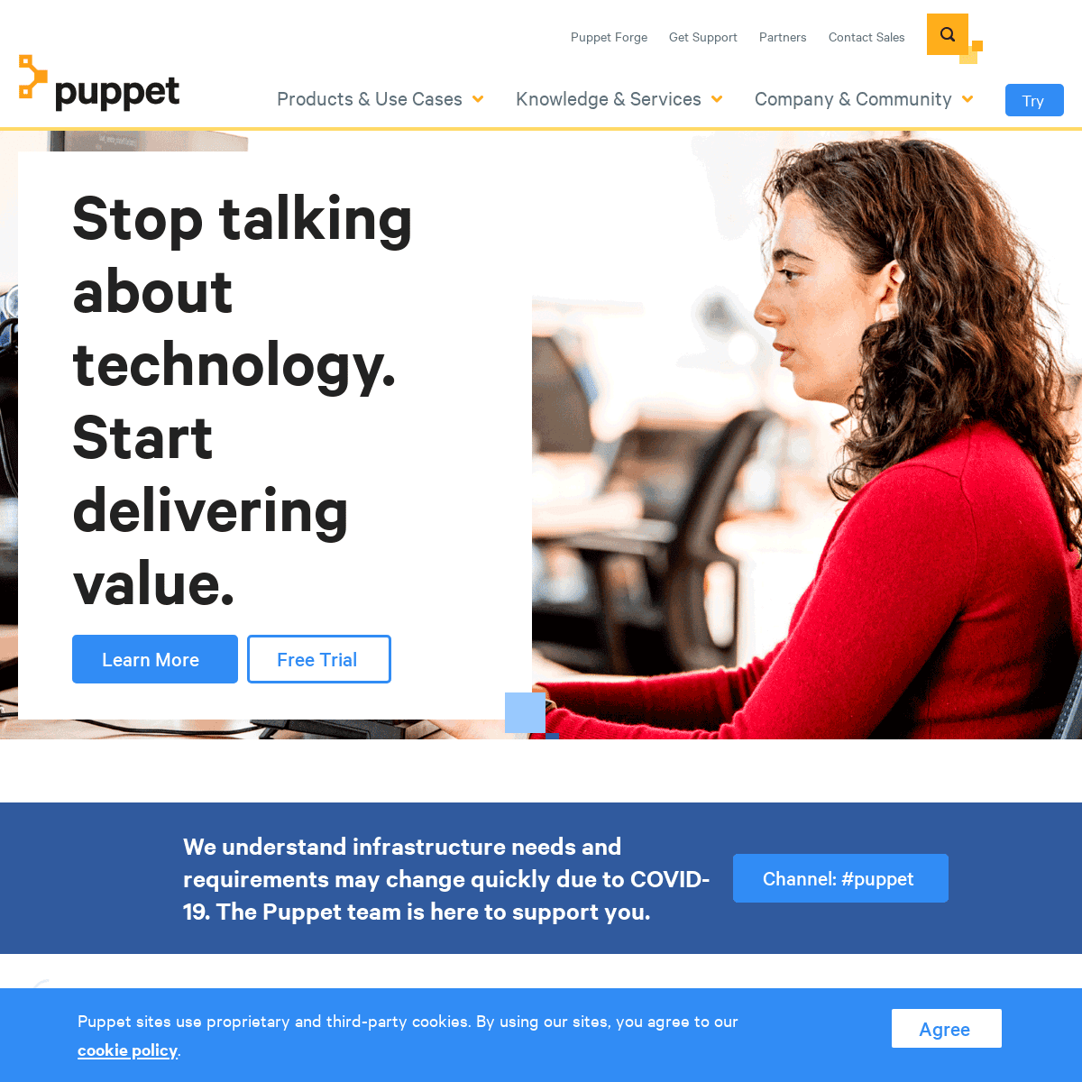 A complete backup of puppet.com