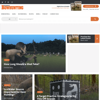 A complete backup of bowhuntingmag.com